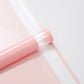 Solid Color & Transparent Border Flower Wrapping Paper (20pcs/bag) - Elegant Supply