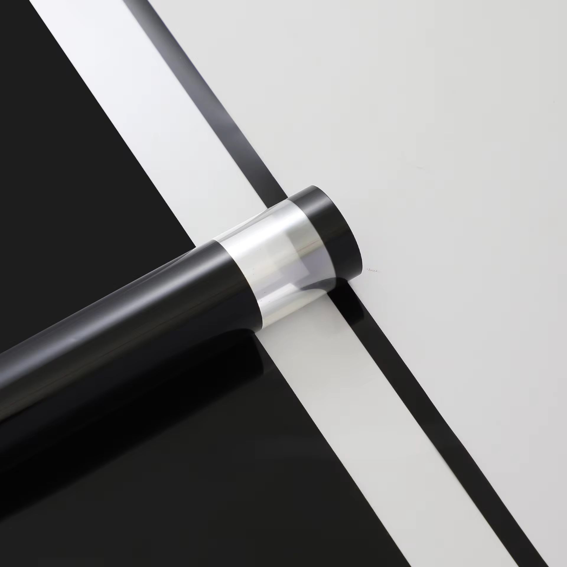 Solid Color & Transparent Border Flower Wrapping Paper (20pcs/bag) - Elegant Supply