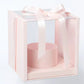Square Acrylic Flower Gift Box For Preserved Rose Flowers - Elegant Supply