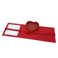 Square Clear Window Heart - Shaped Insert Flower Gift Box with Ribbon - Elegant Supply