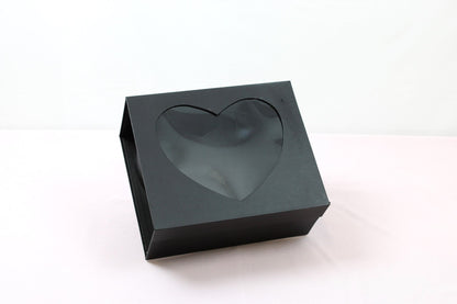 Square Magentic Heart Flower Gift Box - Elegant Supply