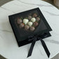 Square Window Heart Insert Flower Gift Box with Ribbon - Elegant Supply