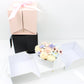 Surprise Cube Flower Box with Heart Insert, Drawer and Ribbon - Elegant Supply