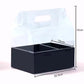 Transparent Flower Gift Box with Handle - Elegant Supply