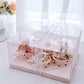 Transparent Pink Heart Shaped Cupcake Box (5pcs/set) - Elegant Supply