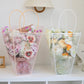 Transparent Trapezoid PVC Waterproof Flower Bag - Elegant Supply