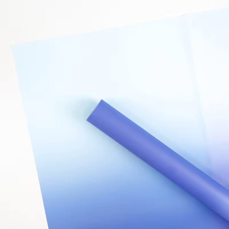 Two Sides Gradient Flower Wrapping Paper (20pcs/bag) - Elegant Supply