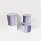 Velvet Round Flower Hat Box with Lid - Elegant Supply