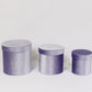 Velvet Round Flower Hat Box with Lid - Elegant Supply