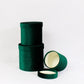 Velvet Round Flower Hat Box with Lid - Elegant Supply