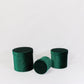 Velvet Round Flower Hat Box with Lid - Elegant Supply