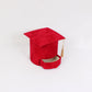 Velvet Round Graduation Flower Gift Box with Drawer - Elegant Supply