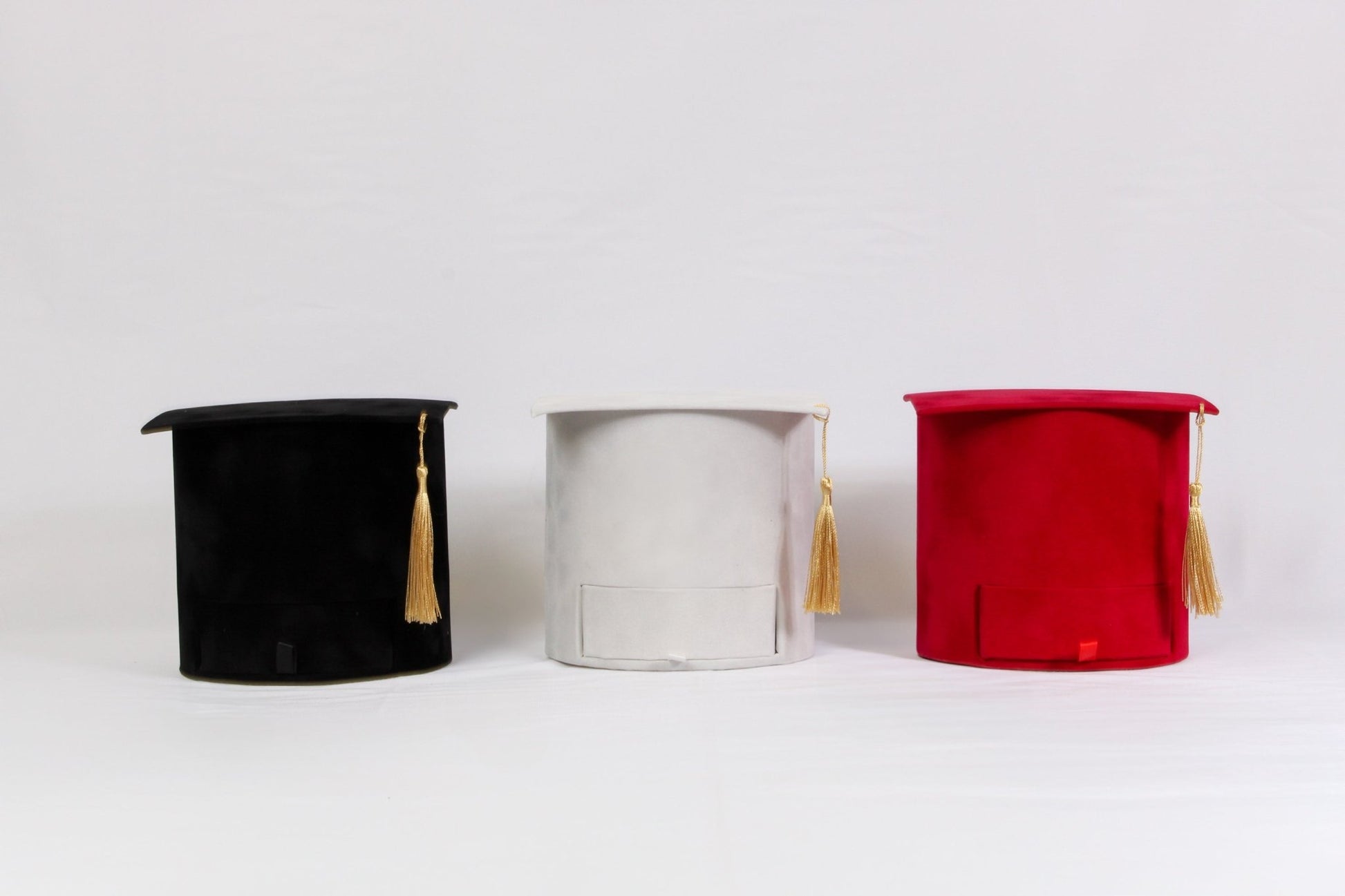 Velvet Round Graduation Flower Gift Box with Drawer - Elegant Supply