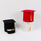 Velvet Round Graduation Flower Gift Box with Drawer - Elegant Supply