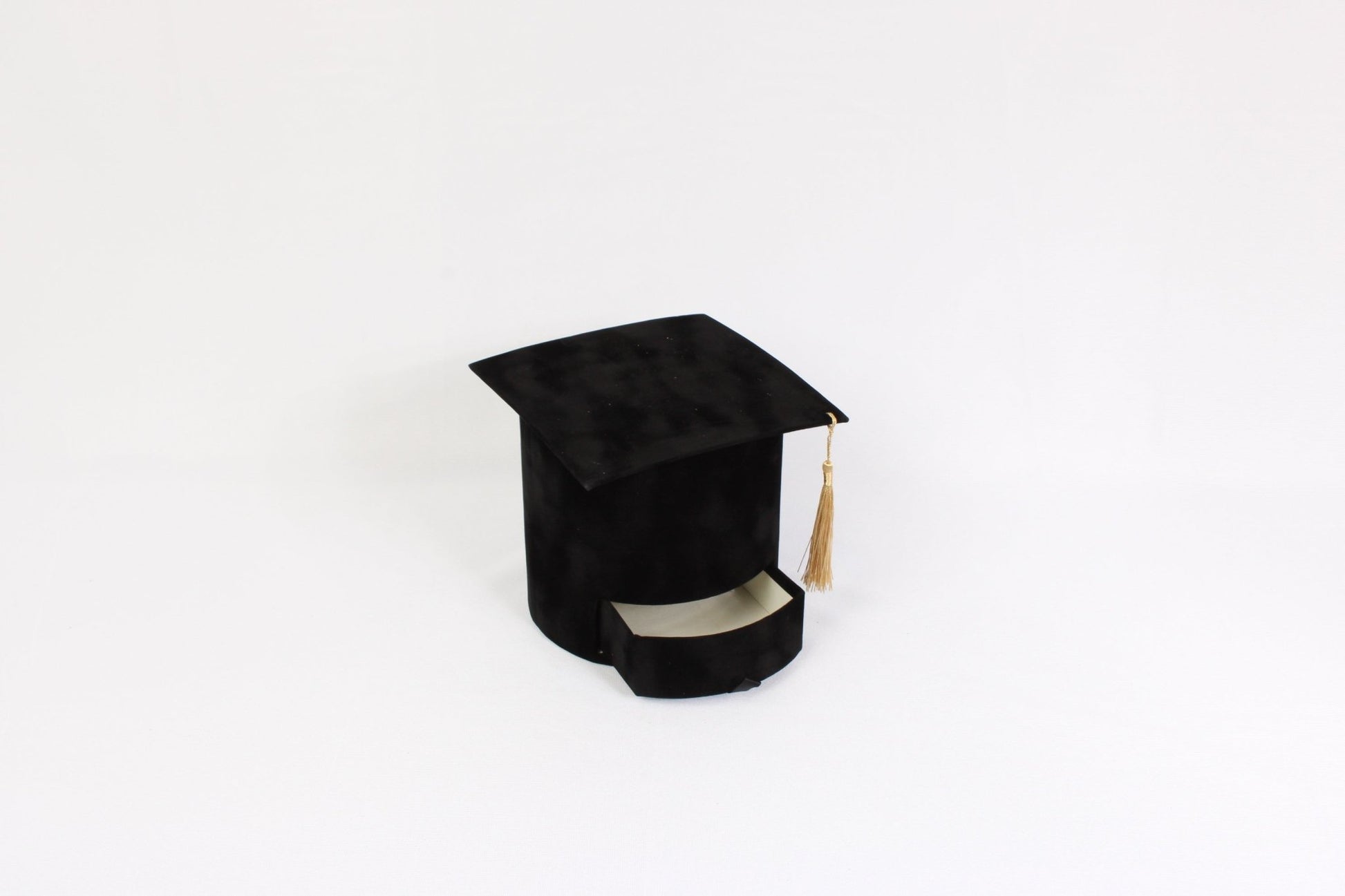 Velvet Round Graduation Flower Gift Box with Drawer - Elegant Supply