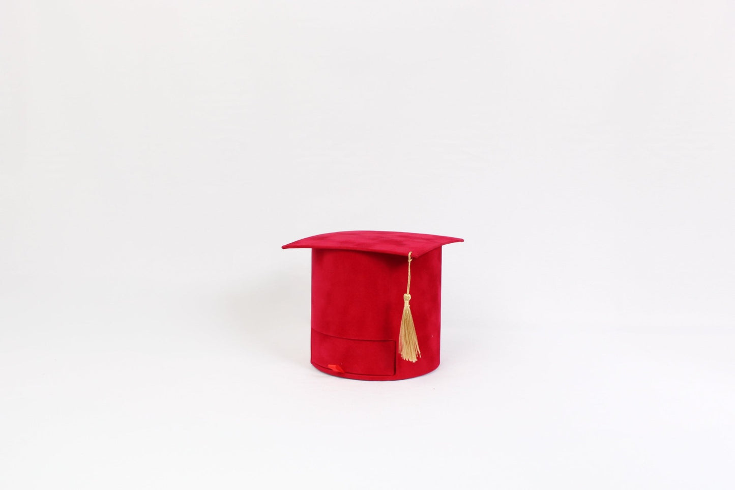 Velvet Round Graduation Flower Gift Box with Drawer - Elegant Supply