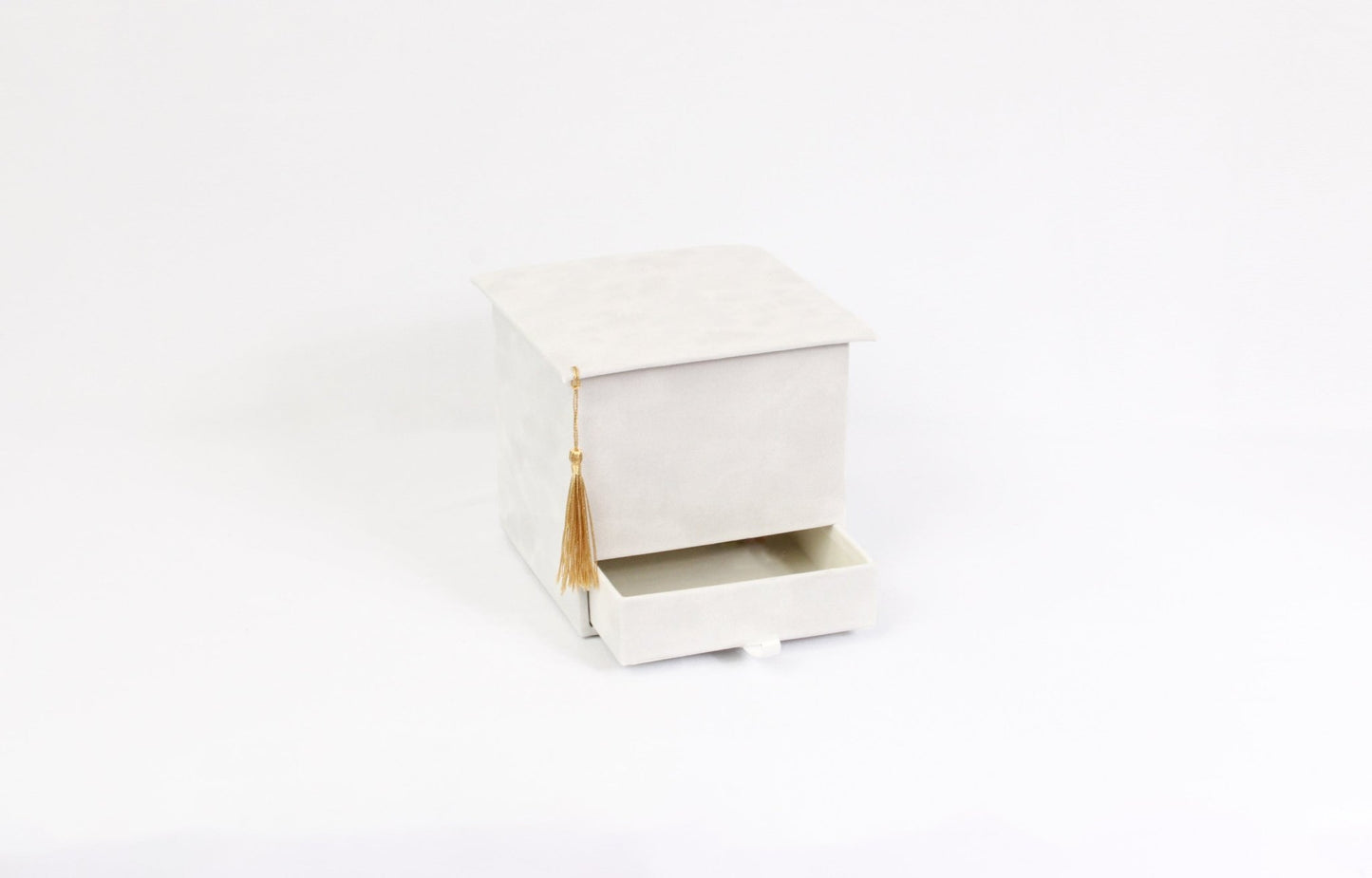 Velvet Square Graduation Flower Gift Box with Drawer - Elegant Supply