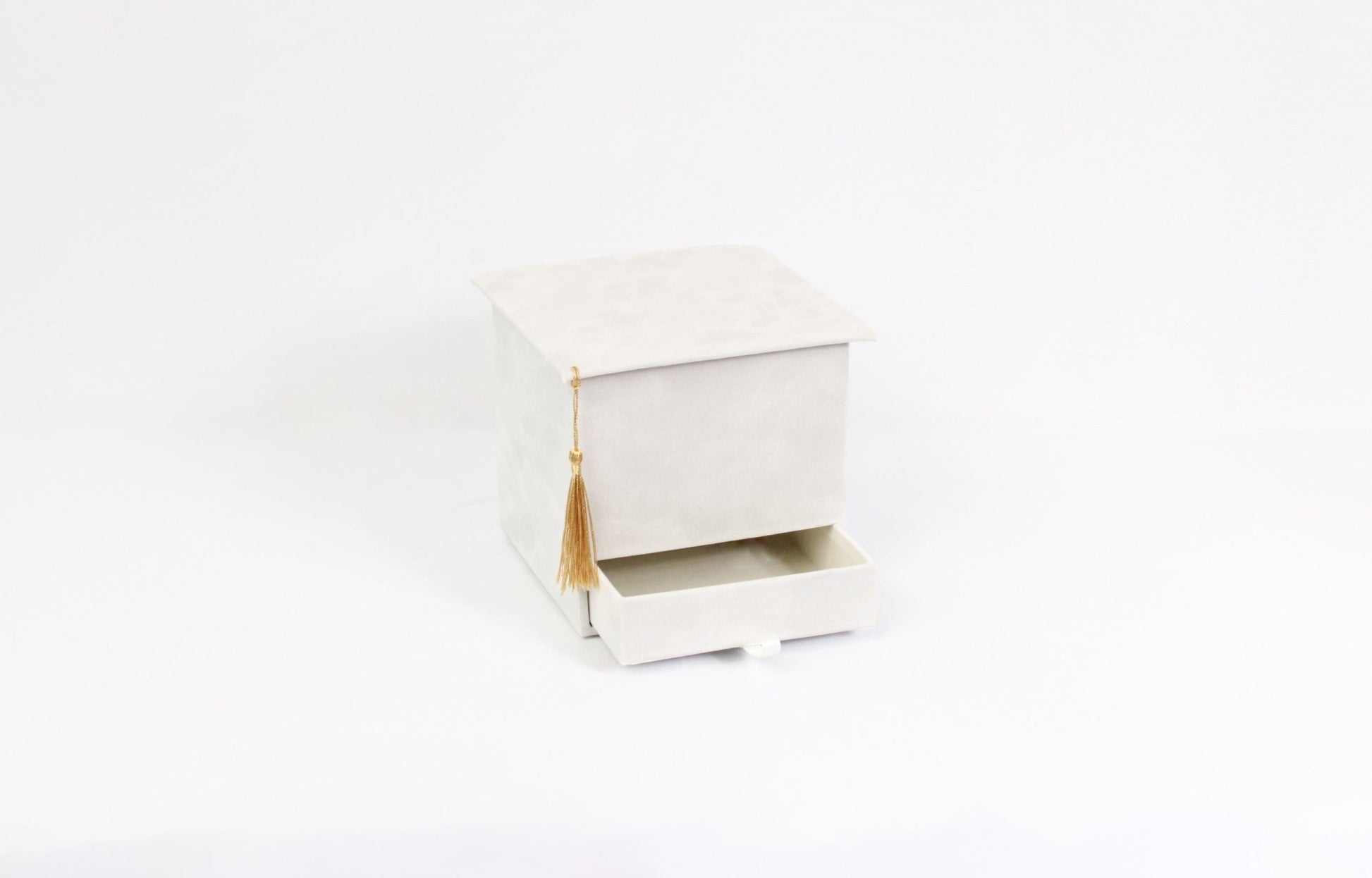 Velvet Square Graduation Flower Gift Box with Drawer - Elegant Supply