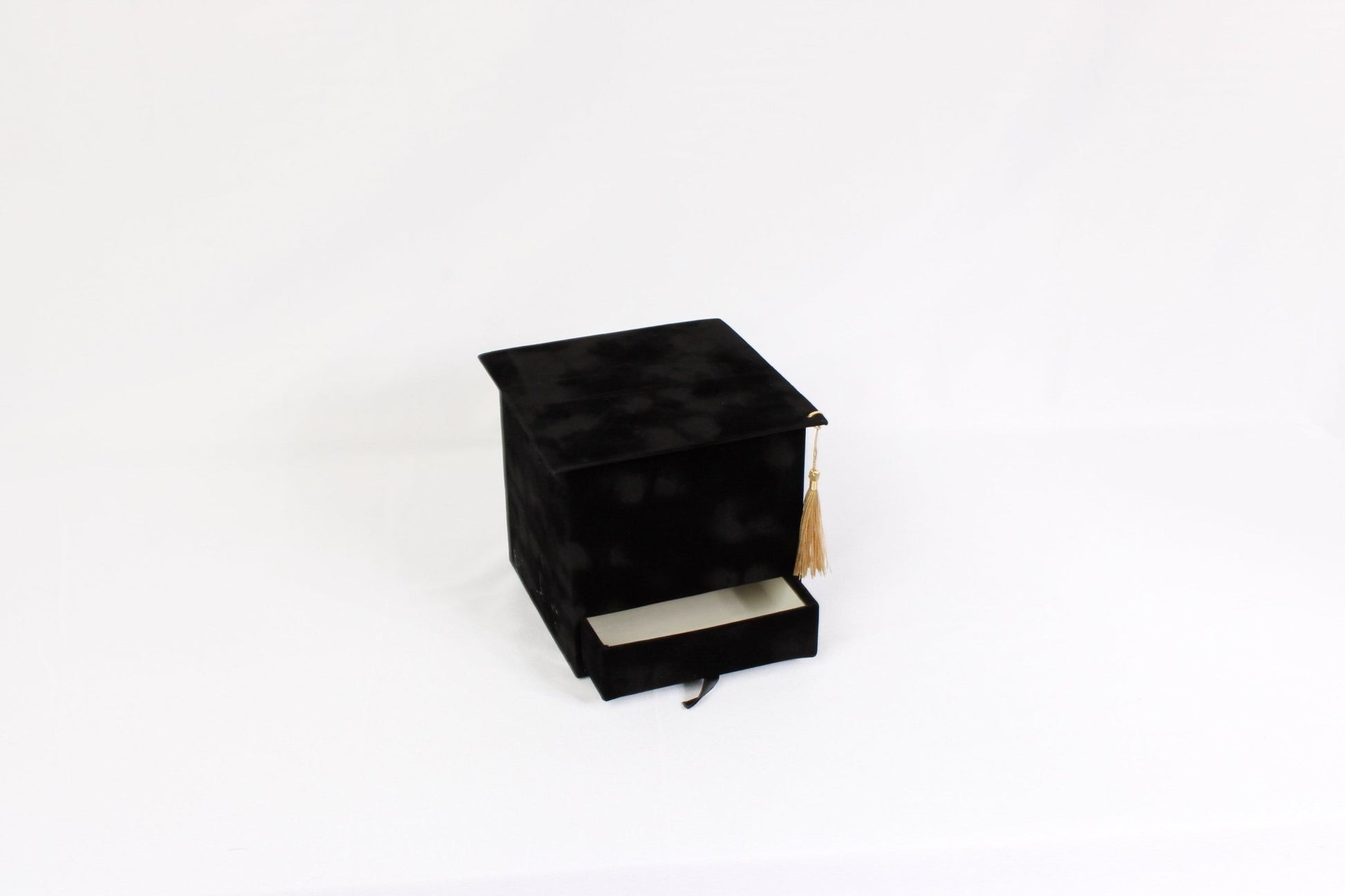 Velvet Square Graduation Flower Gift Box with Drawer - Elegant Supply