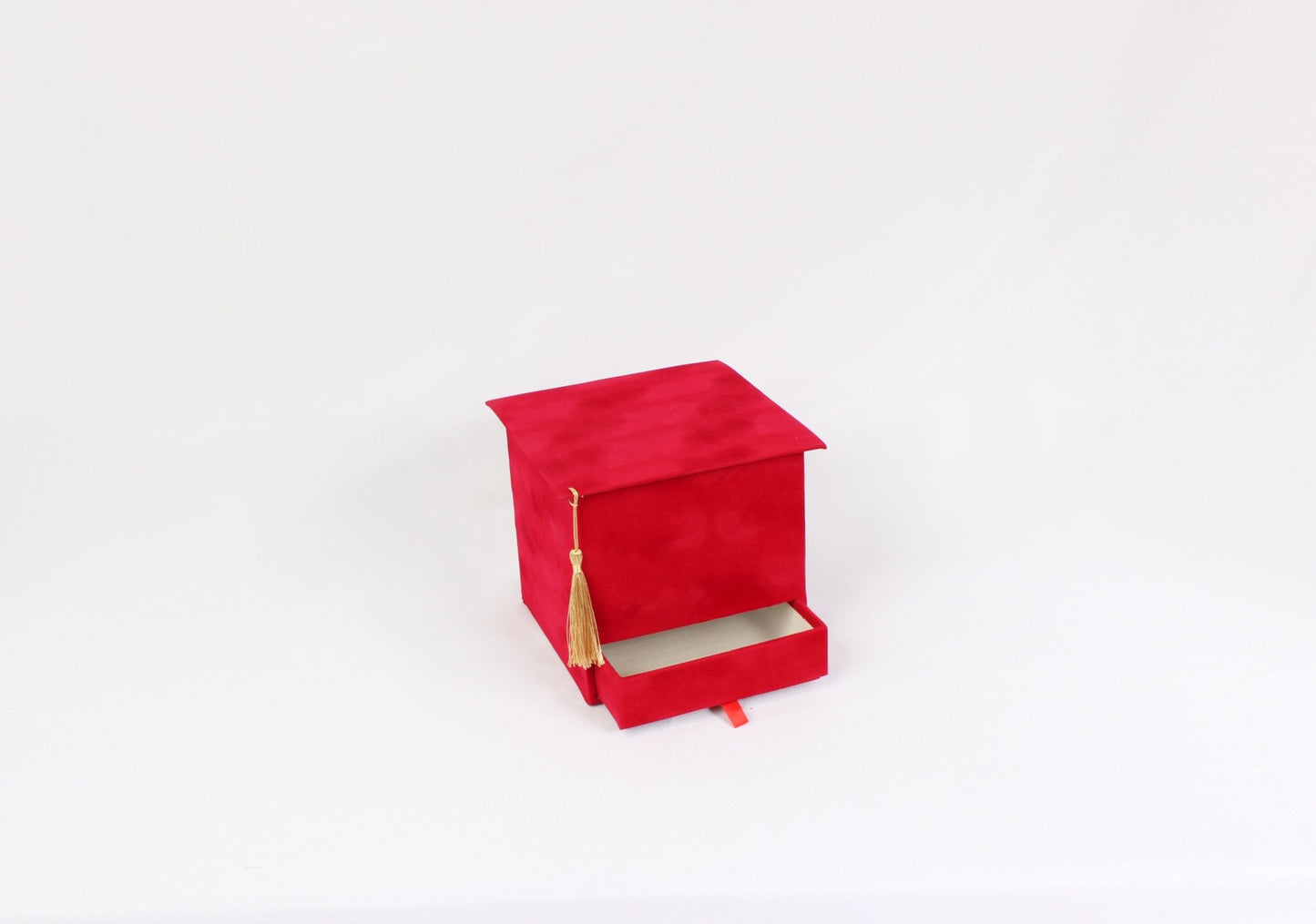 Velvet Square Graduation Flower Gift Box with Drawer - Elegant Supply
