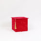 Velvet Square Graduation Flower Gift Box with Drawer - Elegant Supply