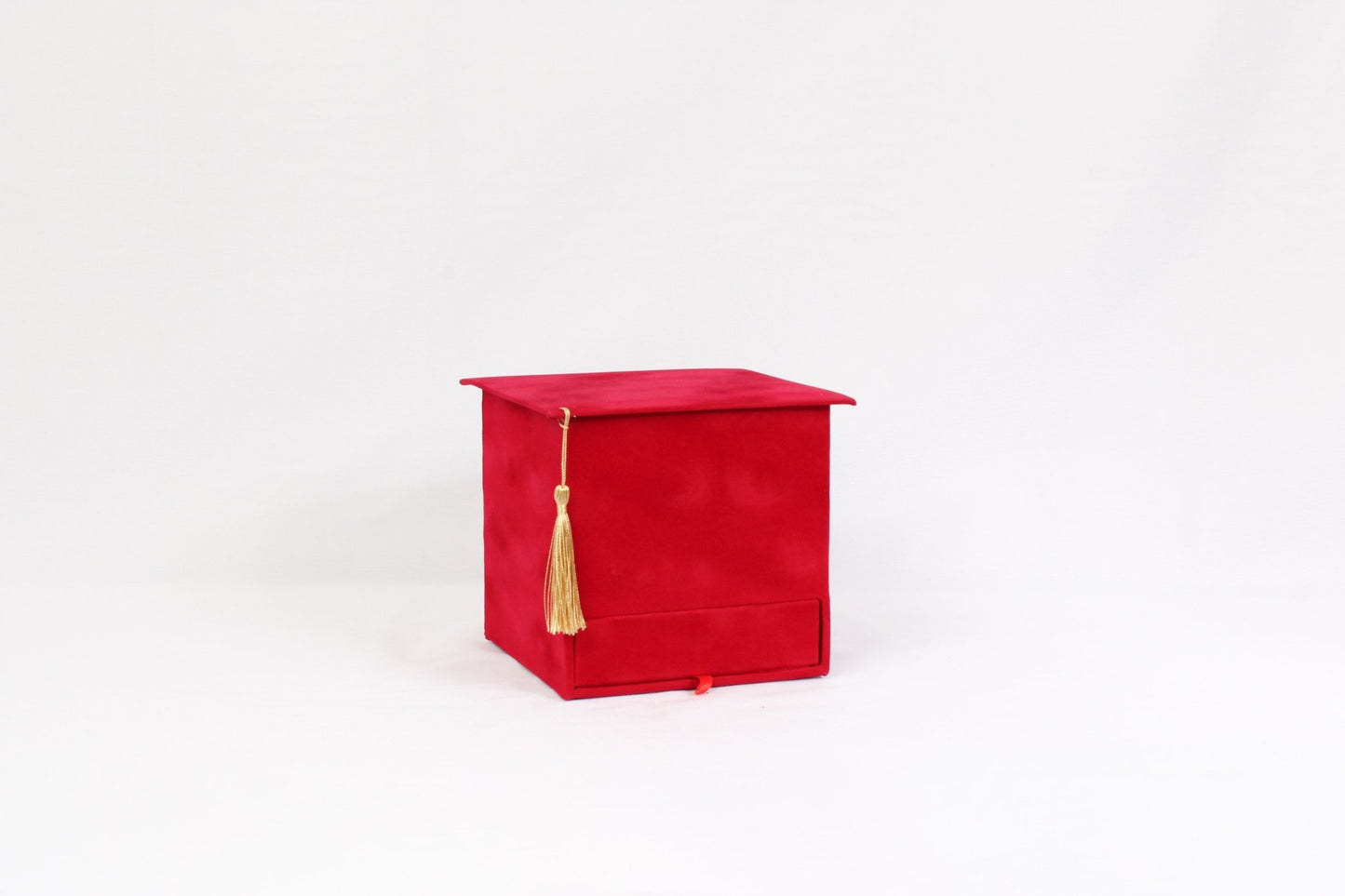 Velvet Square Graduation Flower Gift Box with Drawer - Elegant Supply