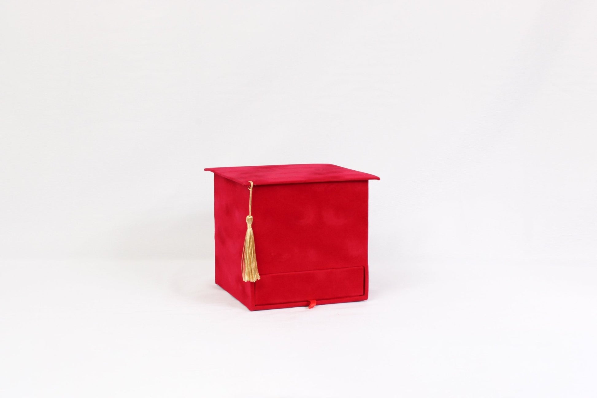 Velvet Square Graduation Flower Gift Box with Drawer - Elegant Supply