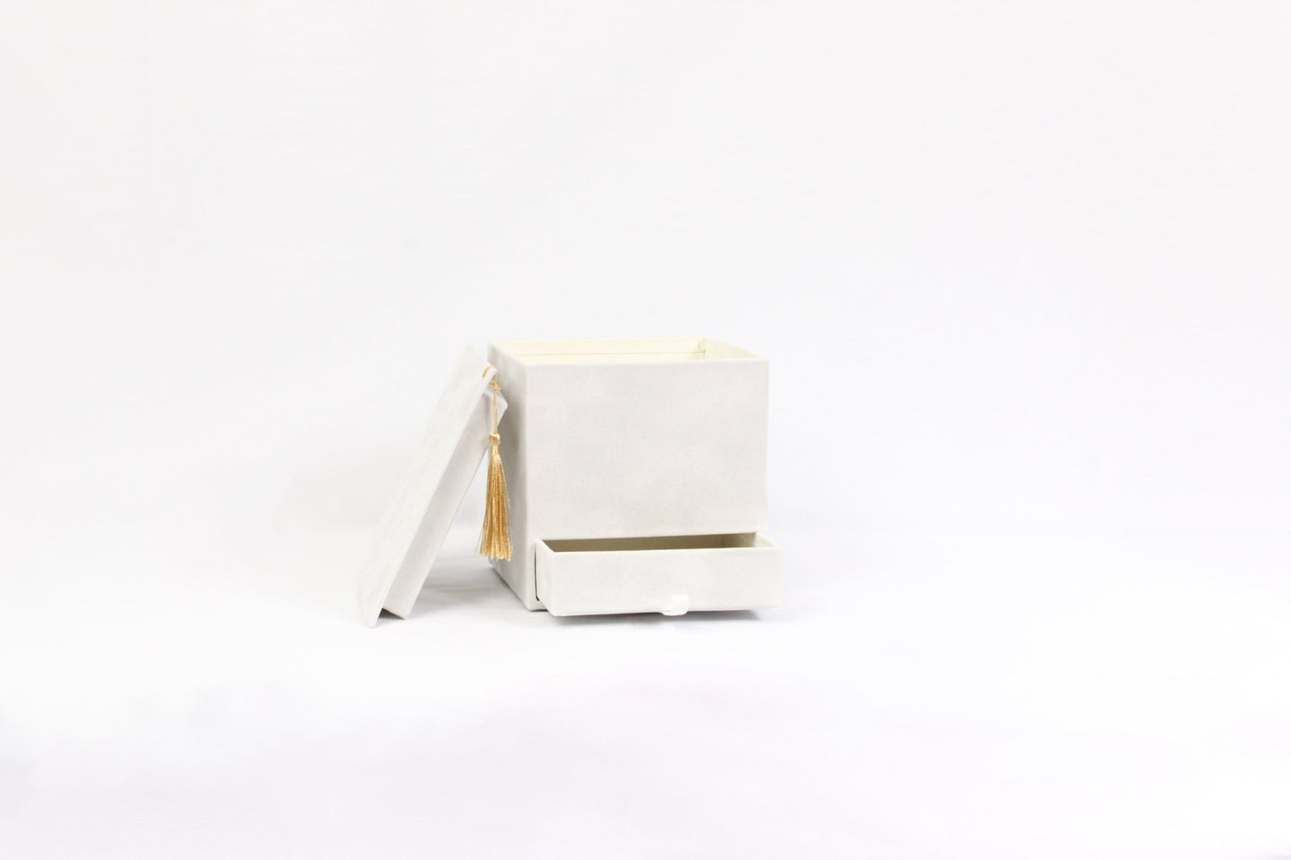 Velvet Square Graduation Flower Gift Box with Drawer - Elegant Supply