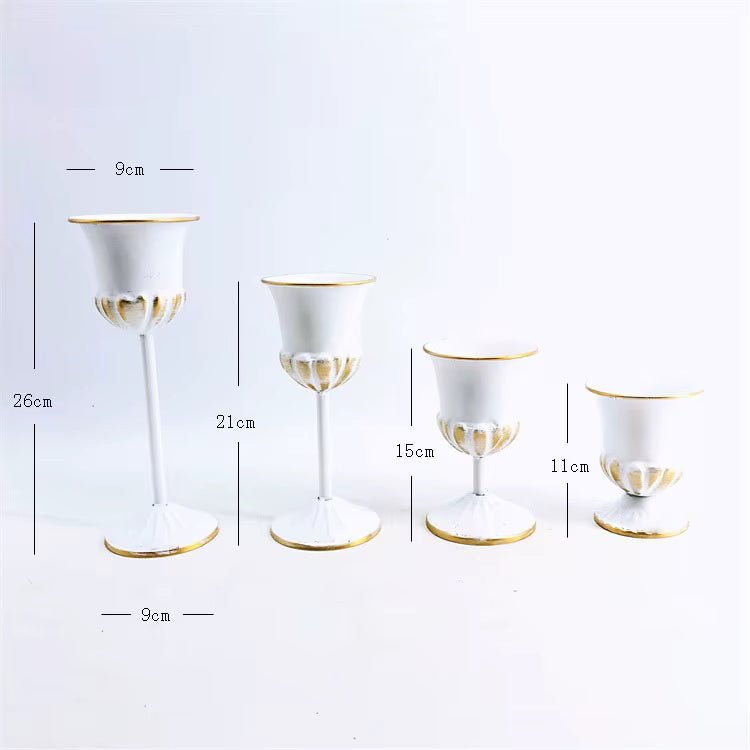 Vintage Iron Flower Vase Wedding Centerpieces - Elegant Supply