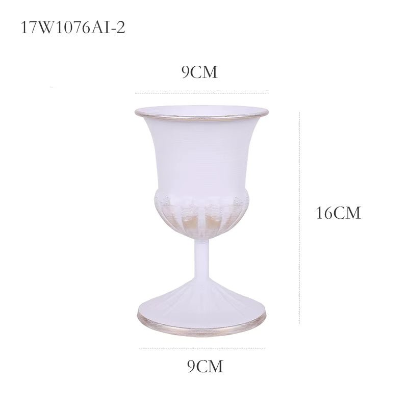 Vintage Iron Flower Vase Wedding Centerpieces - Elegant Supply