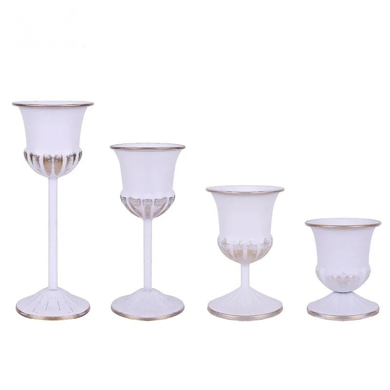 Vintage Iron Flower Vase Wedding Centerpieces - Elegant Supply