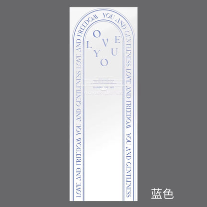 Vintage Single Flower Plastic Sleeve For Flower Wrapping (20pcs/bag) - Elegant Supply