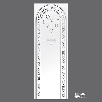 Vintage Single Flower Plastic Sleeve For Flower Wrapping (20pcs/bag) - Elegant Supply