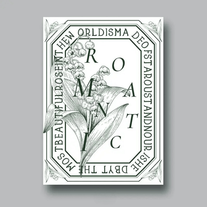 Vintage Style Flower Wrapping Paper (10 sheets/bag) - Elegant Supply