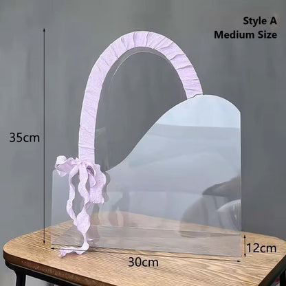 Viral Clear Flower Bag - Various Styles & Shapes - Elegant Supply