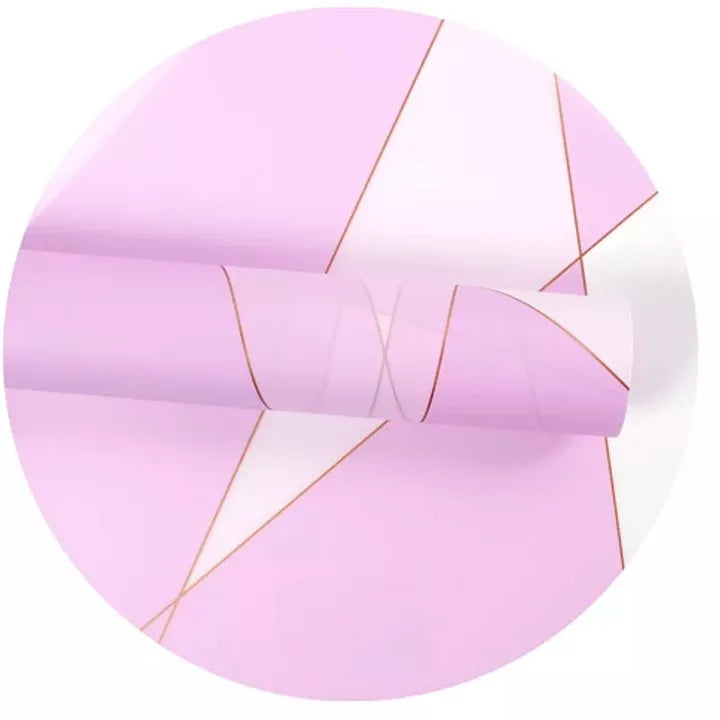 Gold Line Waterproof Wrapping Paper  Elegant Flower Packaging Supply –  Elegant Supply