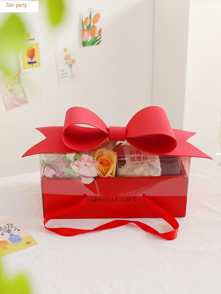 Big Bow Rectangle Flower Box