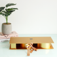 Gold "I Love You" heart box for flower arrangements, chocolate strawberries, or candy. Perfect for Valentine's Day boxes, wedding decor, and as a food box or candy box.