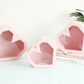 Diamond Heart Shape Flower Box