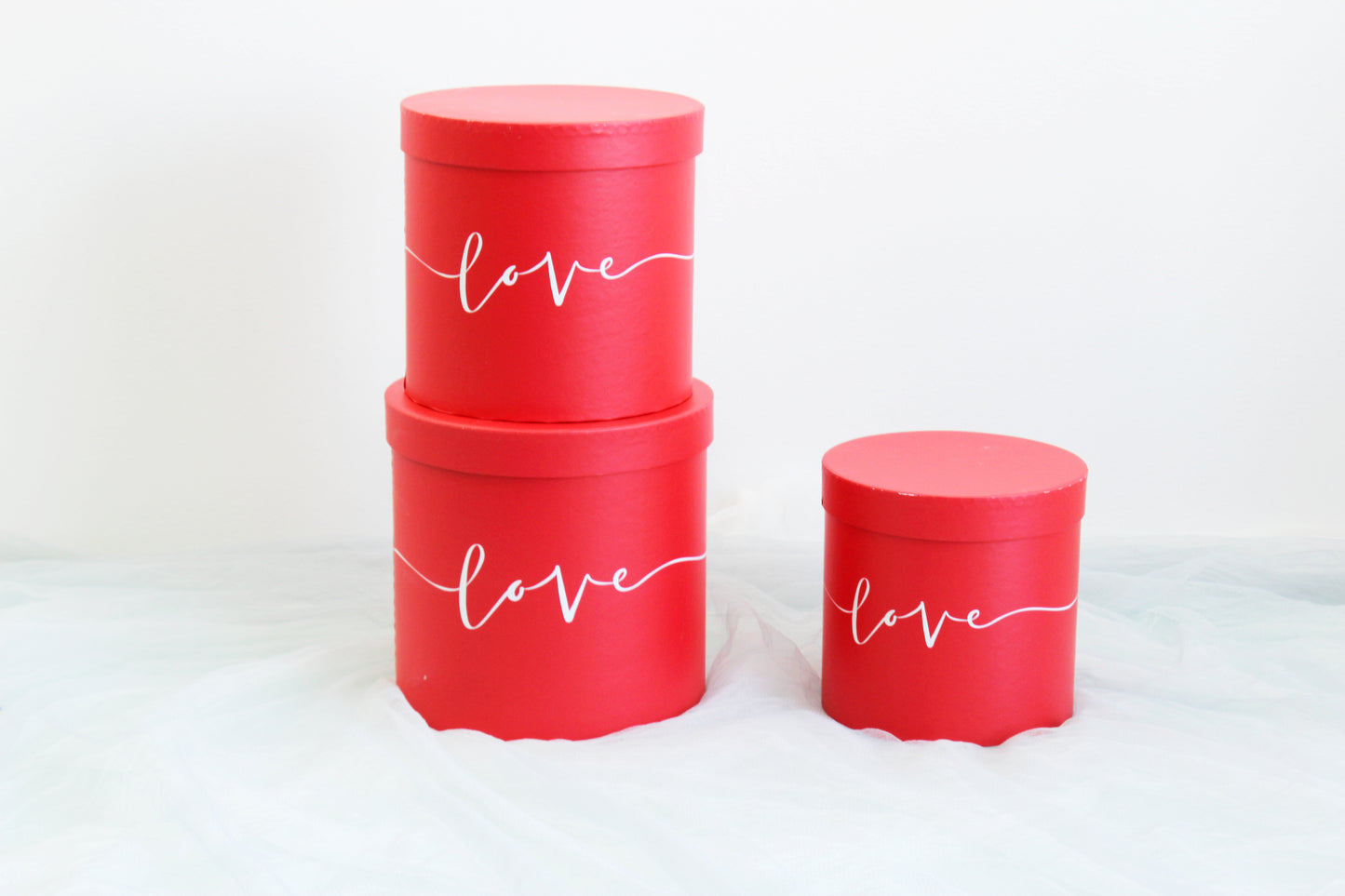 Love Round Hat Box