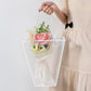 Clear PVC Trapezoid Flower Bag - Elegant Supply