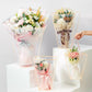 Clear PVC Trapezoid Flower Bag - Elegant Supply