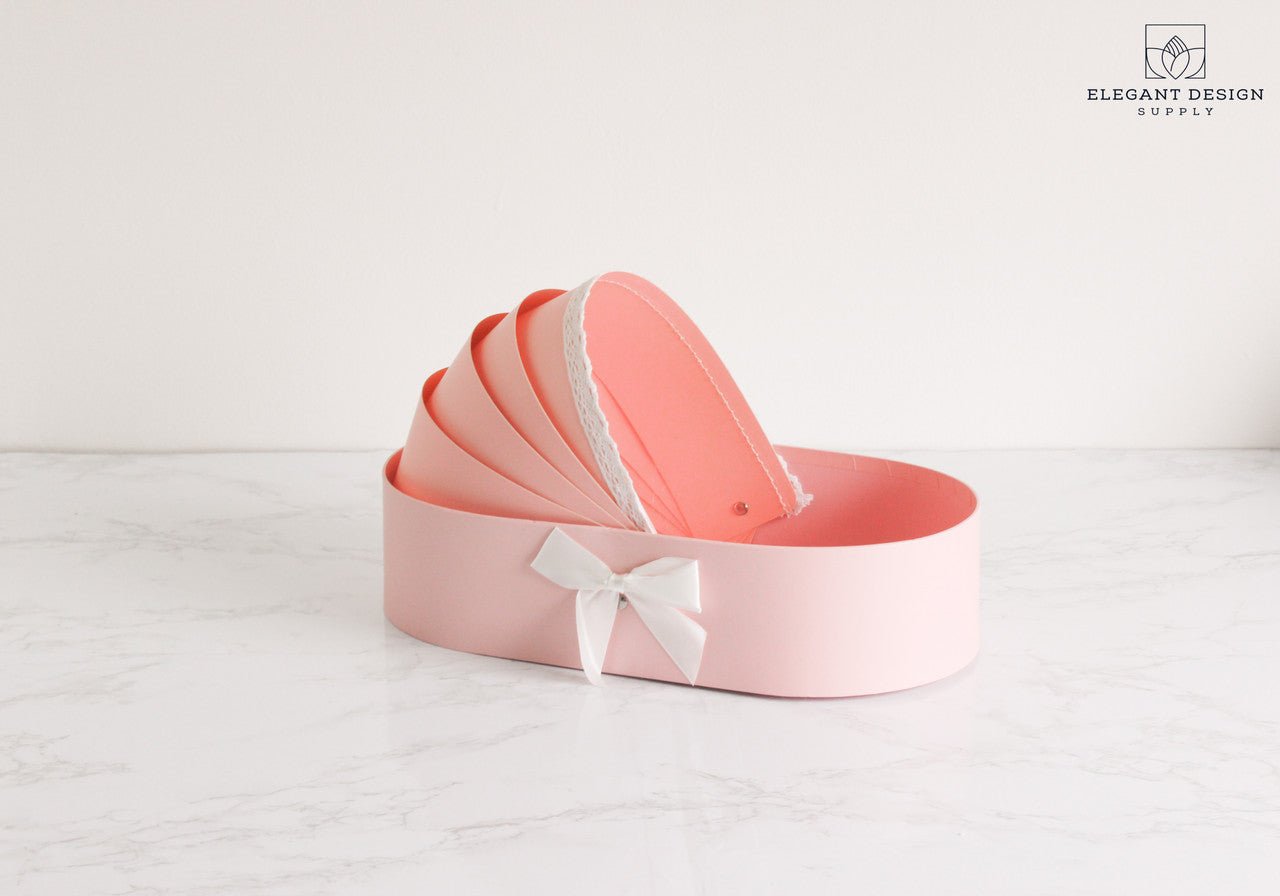 Cradle Bassinet Flower Gift Box - Elegant Supply