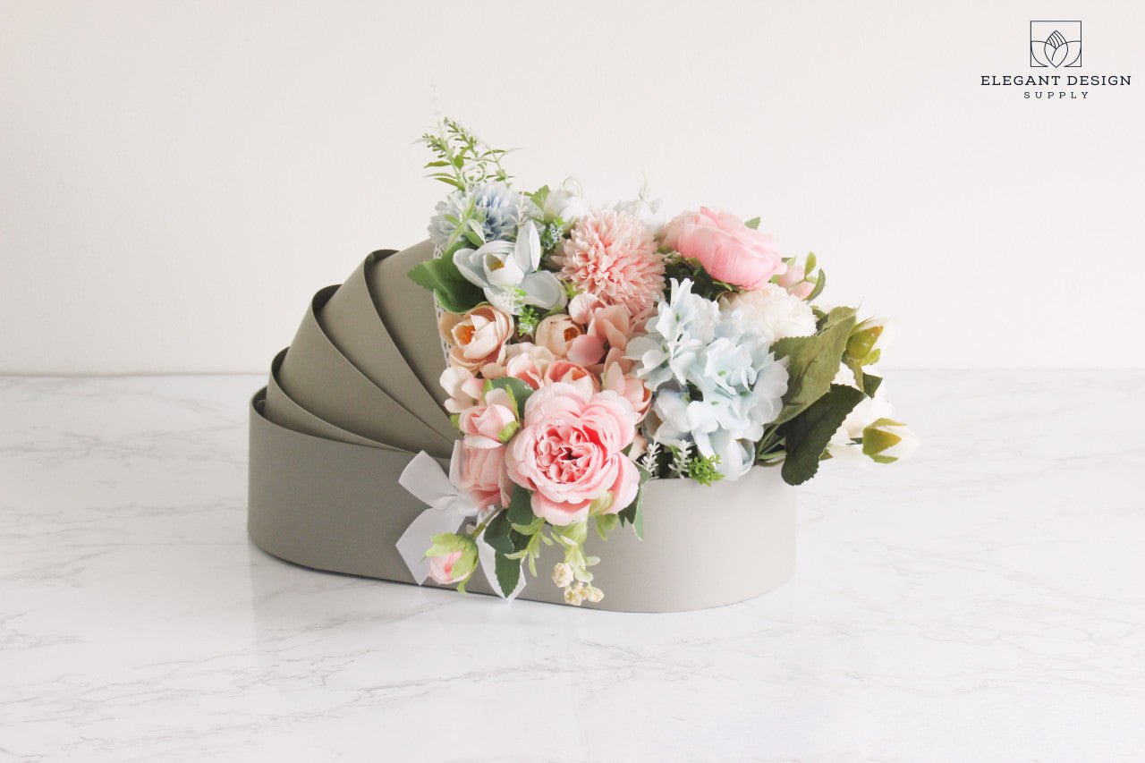 Cradle Bassinet Flower Gift Box - Elegant Supply