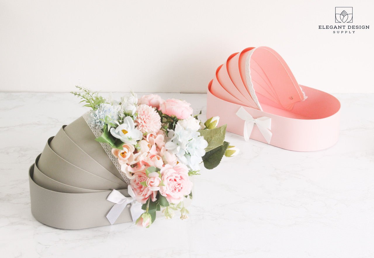 Cradle Bassinet Flower Gift Box - Elegant Supply