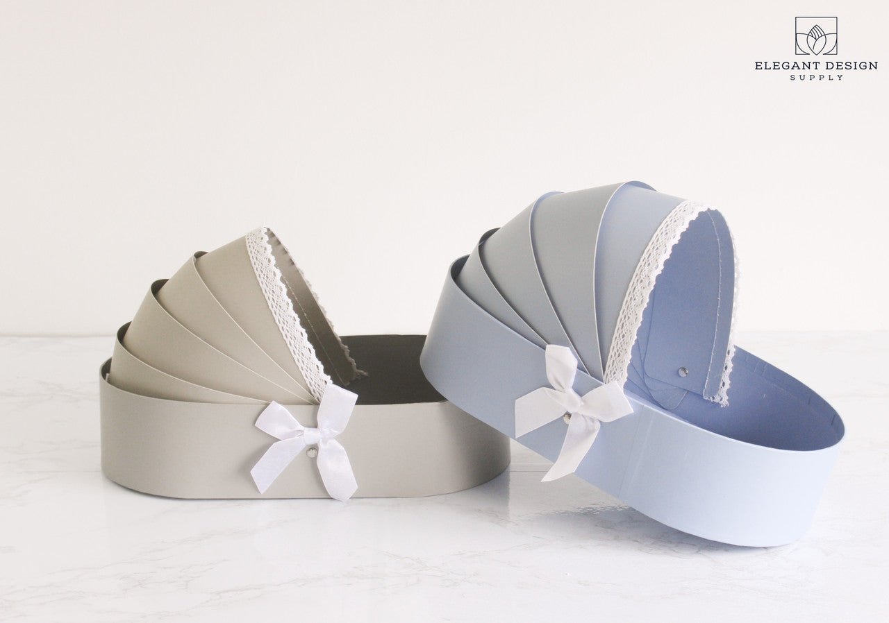 Cradle Bassinet Flower Gift Box - Elegant Supply