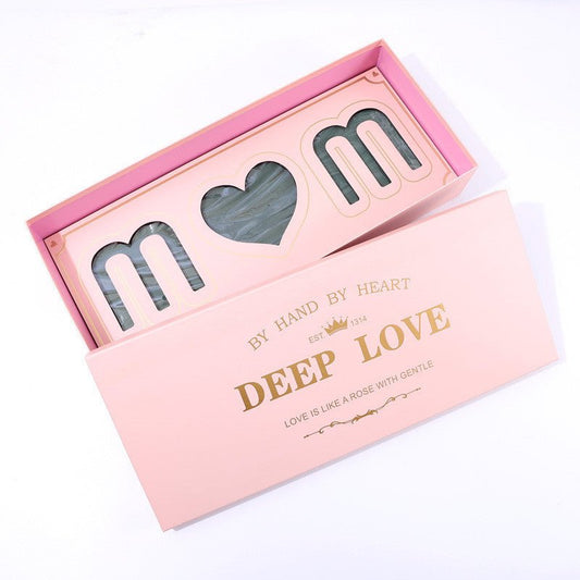 Deep Love MOM Flower Box with Foam and Liner - Elegant Supply
