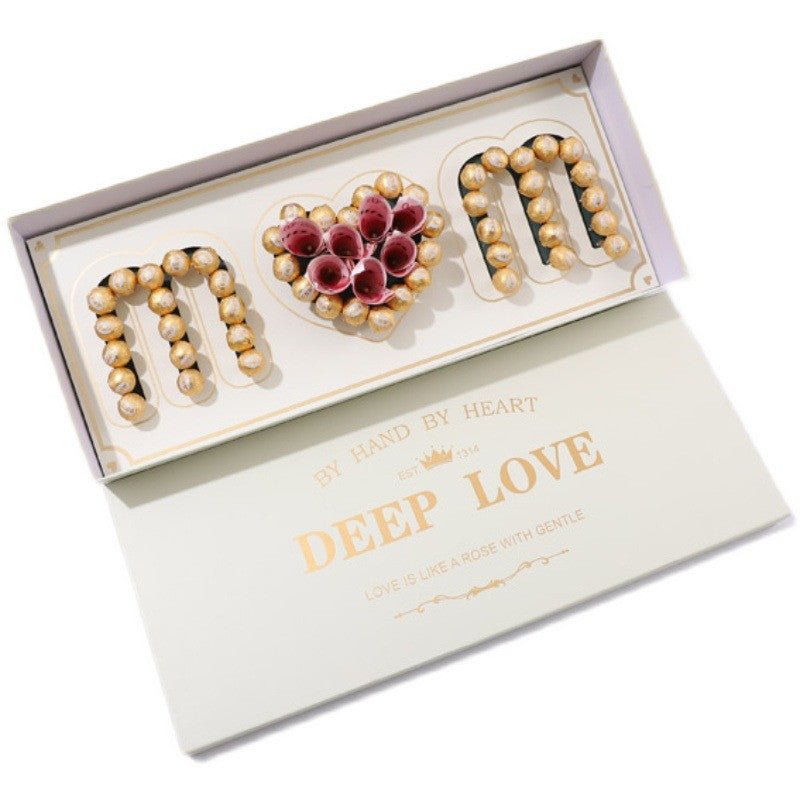 Deep Love MOM Flower Box with Foam and Liner - Elegant Supply