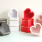 Diamond Heart Shape Flower Box with Clear Lid - Elegant Supply
