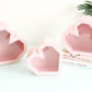 Diamond Heart Shape Flower Box with Clear Lid - Elegant Supply